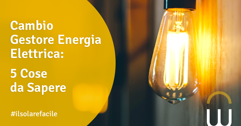 Cambio Gestore Energia Elettrica: 5 Cose da Sapere