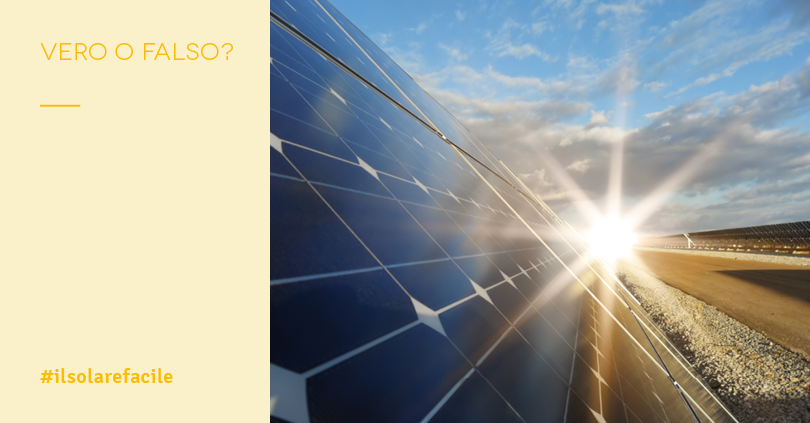 I 3 falsi miti più diffusi sui pannelli fotovoltaici