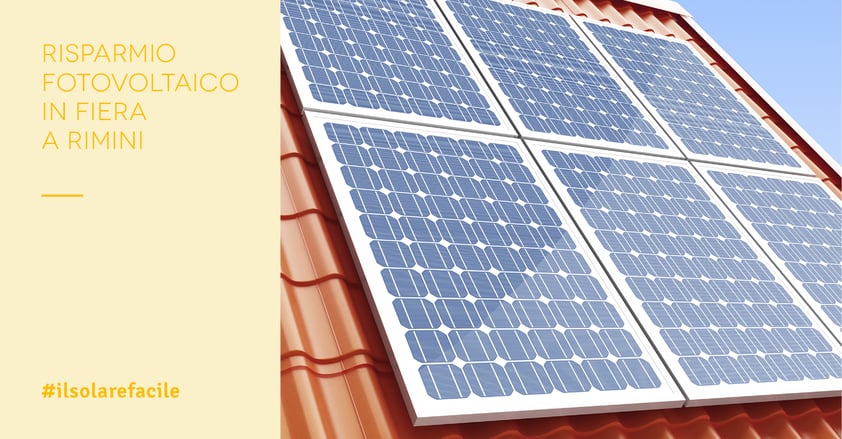 Risparmio fotovoltaico in Fiera a Rimini
