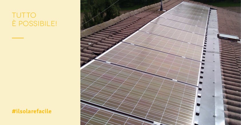 Impianto fotovoltaico centro storico e zone vincolate