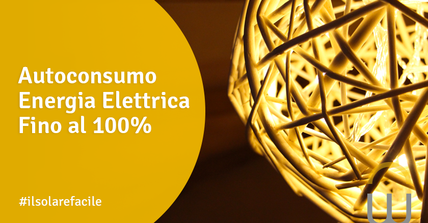 Autoconsumo Energia Elettrica Fino al 100%